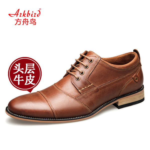 Leather Shoes Men's Lazy Shoes Casual Shoes Rubber Sole Breathable Casual Shoes Men's Shoes First Layer Cowhide