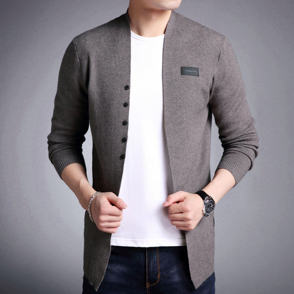 Slim fitting knitted cardigan