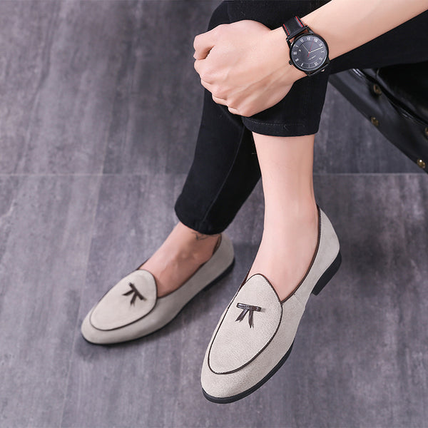 Casual Leather Popular Men's Shoes Personalized Fashion Genuine Leather Doudou Shoes