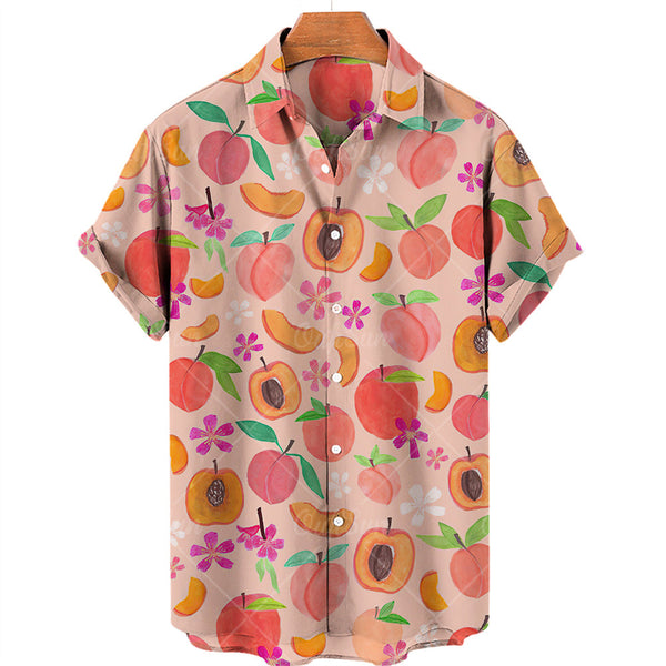 Leisure fruit printing Hawaiian shirt