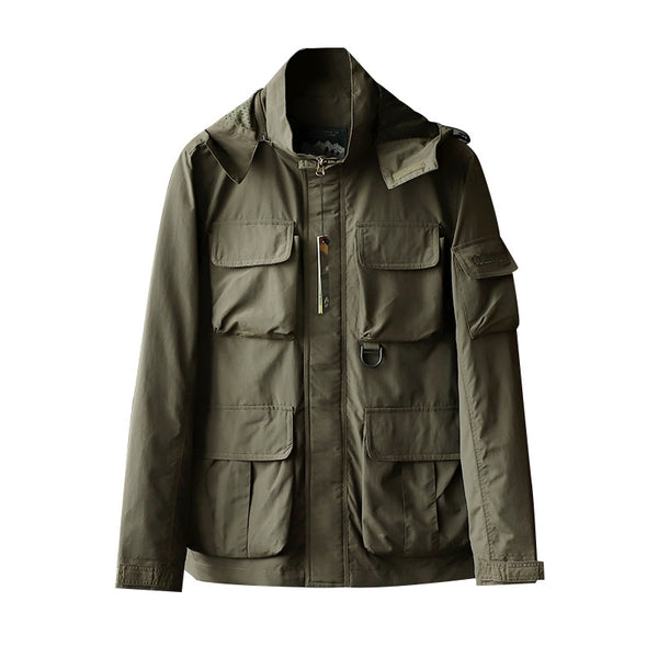 Windproof cargo jacket