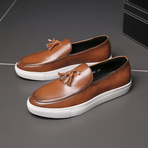 Fashion Catwalk Leather Shoes Men's Personalized Business Casual Gentlemanly Shoes