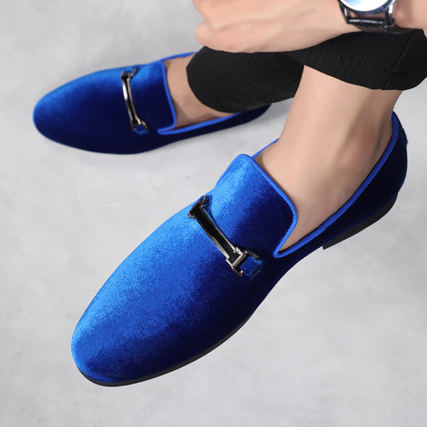 Men's Suede Shoes Casual Small PU Leather Shoes Business Casual Dress Shoes