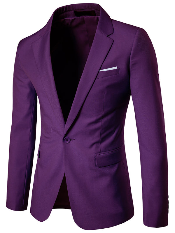 A button suit jacket