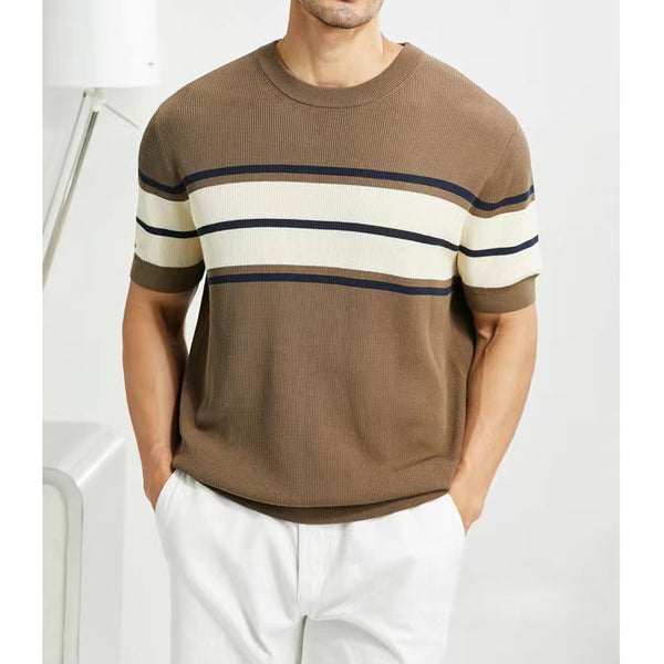 Knitted polo shirt