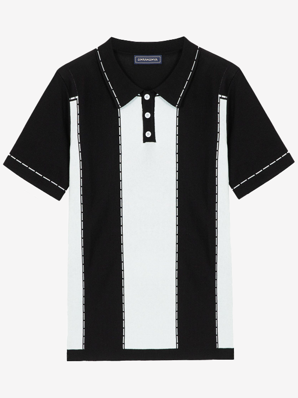 Ice cool silk polo shirt