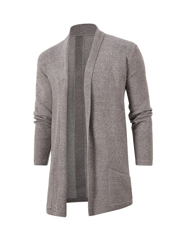 Slim fit trench coat sweater