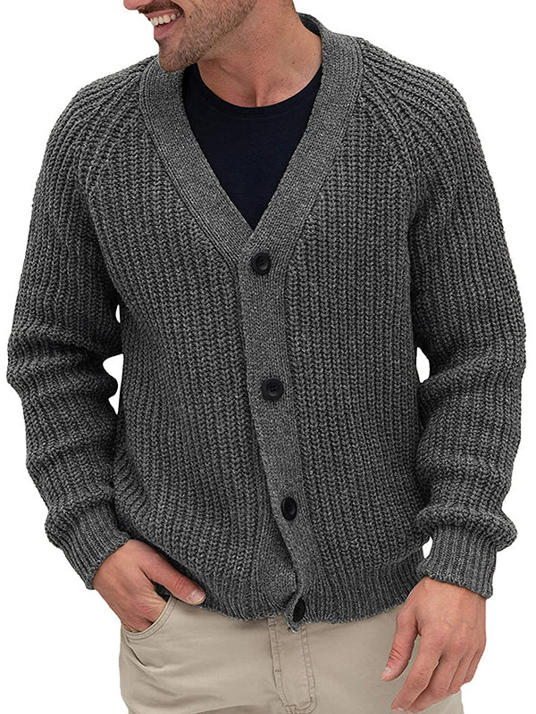 Single breasted knitted jacket