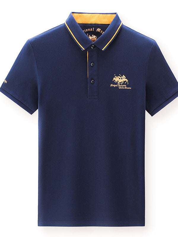 Lapel polo shirt