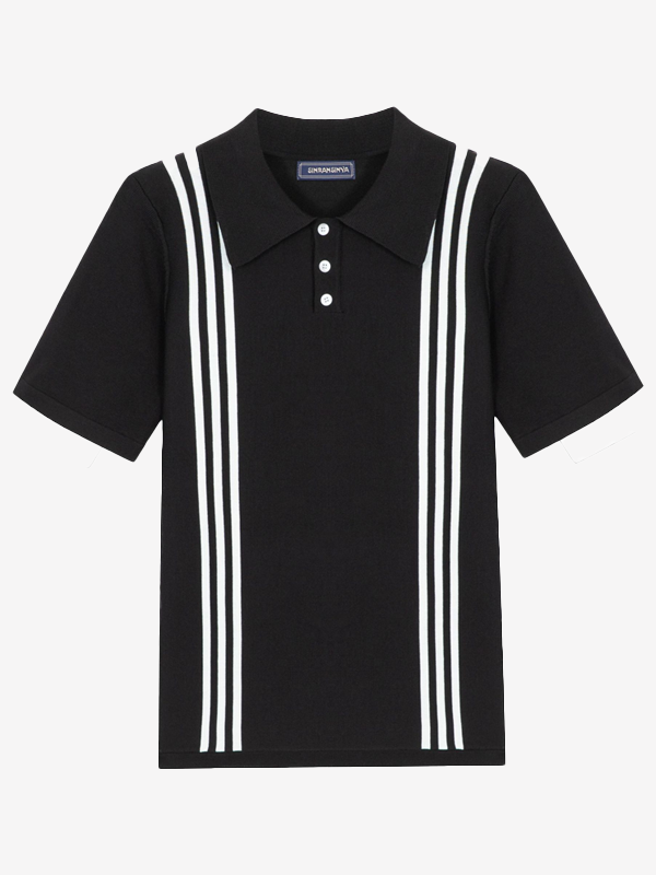 Striped slim Polo shirt